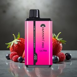 Hayati Pro Ultra 15000 Puff 850mAh 2×12ml 2% 49 Ízesítmény Eper Guava Sárkánybogyó